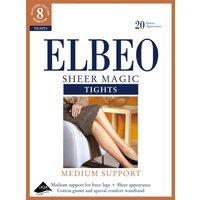 Elbeo Women's 20 Denier Sheer Magic Tights - Mid Grey | Size: Small