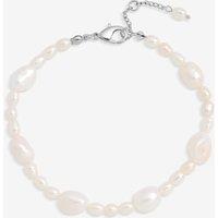 Jon Richard Women's Real Freshwater Pearl Bracelet in Cream