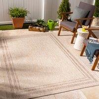 Livabliss In- & Outdoor Cottage Jute-Look Georgia Area Rug in Light Beige | Size: 200 cm x 275 cm