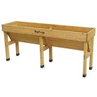 VegTrug Wallhugger Medium Natural Planter in Brown