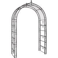 VegTrug Flower Garden Arch in Black