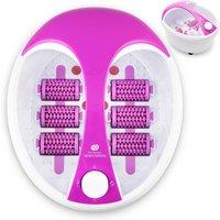 Rio Deluxe Foot Spa Bath & Massager - Purple in Fuchsia
