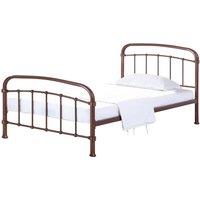 Lemon Pavilion Furniture 3 Feet Halston Single Bed - Metal - L200 x W101 x H113 cm - Copper in Brown