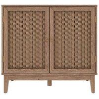 Lemon Pavilion Furniture Bordeaux Small Sideboard - MDF - L39.4 x W84.2 x H78.2 cm - Oak in Brown | Size: 1 Pack