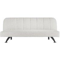 Lemon Pavilion Furniture Burlington Sofa Bed - L85 x W180 x H76.5 cm - Ivory/Black Matte in White | Size: 1 Pack