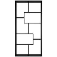 Lemon Pavilion Furniture Quebec Shelving Unit - MDF - L29 x W89 x H180.5 cm - Black | Size: 1 Pack