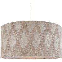 Pagazzi Parisa Silver Jacquard 50Cm Shade in Taupe