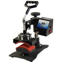 Monstershop Sublimation Cap Heat Press Machine in Black