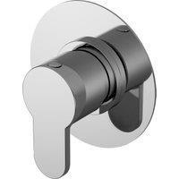 Balterley Pride Round Concealed Shower Stop Tap - Chrome in Silver