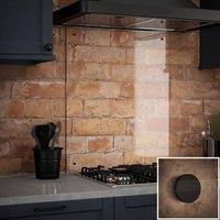 Splashback Crystal Clear Indoor Toughened Glass Kitchen s 600mm x 750mm