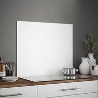 Splashback Ice White Toughened Glass Indoor Kitchen s 900mmx750mmx6mm