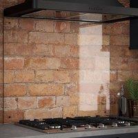 Splashback Crystal Clear Indoor Copper Cap Glass Kitchen s 900mmx750mm