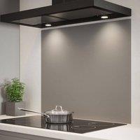 Splashback Matt Grey Indoor Self Adhesive Glass Kitchen s 900 x 750mm