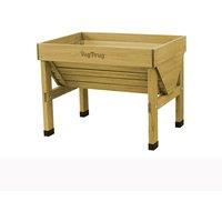 VegTrug Classic Small Natural Wood Planter in Brown