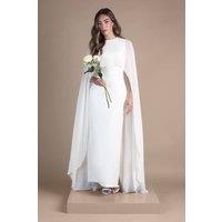 Coast Women's Cape Maxi Wedding Dress in Ivory | Size: 16