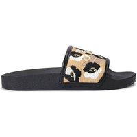 Carvela Women's 'Giorgia Flower Slider' Sandals in Black | Size: 6