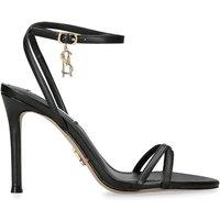 STEVE MADDEN Women's 'Jypsey Cn 017' Leather Heels in Black | Size: 4