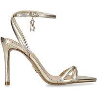 STEVE MADDEN Women's 'Juniper' Leather Heels in Gold | Size: 9