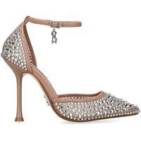 STEVE MADDEN Women's 'Sparx Ms 748' Fabric Heels in Tan | Size: 7