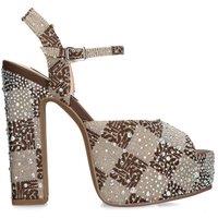 STEVE MADDEN Women's 'Tandem Smr 003' Fabric Heels in Brown | Size: 7