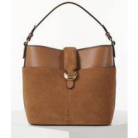 Luella Grey Women's 'Indra' Bucket Crossbody in Tan