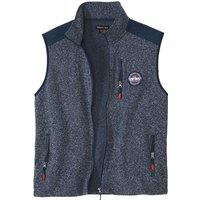 Atlas for Men Men's Brushed Fleece Gilet in Blue | Size: 2XL