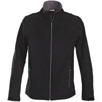 Printer Men's Trial Soft Shell Jacket in Black | Size: 2XL