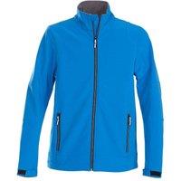 Printer Men's Trial Soft Shell Jacket in Blue | Size: XL