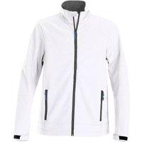 Printer Men's Trial Soft Shell Jacket in White | Size: 3XL