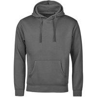 TEE JAYS Men's Urban Hoodie in Mid Grey | Size: XS
