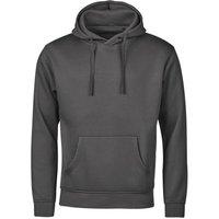 TEE JAYS Men's Urban Hoodie in Dark Grey | Size: Large