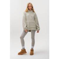 BCouture Women's Sherpa Fleece Hoodie & Leggings Set in Light Green | Size: Large