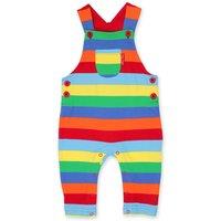Toby Tiger Multi Stripe Dungarees | Size: 12-18 m