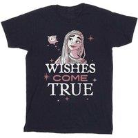 Wish Boy's Es Come True Cotton T-Shirt in Navy | Size: 3-4 Years