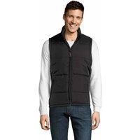 SOL'S Men's Warm Padded Bodywarmer Jacket in Black | Size: 4XL