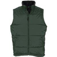 SOL'S Men's Warm Padded Bodywarmer Jacket in Green | Size: Medium