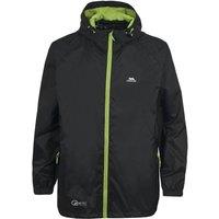 Trespass Men's Qikpac Waterproof Jacket in Black | Size: Small