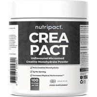 Nutripact Creatine Monohydrate Powder - Unflavoured - 100 Servings - 500g in White