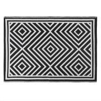 JVL The Gardener Tile Design Outdoor Patio Rug 150x210cm | Size: 150 cm x 210 cm