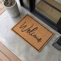 Garden Greatness Relice Welcome Natural Coir Doormat | Size: 45 cm x 75 cm