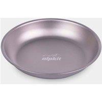 Alpkit MyTiplate 15 15cm camping plate made with titanium in Silver
