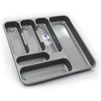 TML Large Cutlery Tray in Silver