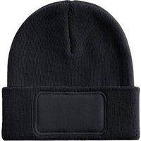 Beechfield Original Patch Beanie in Black
