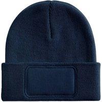 Beechfield Original Patch Beanie in Navy