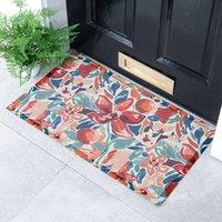 Artsy Mats Red Lilys Doormat | Size: 60 cm x 90 cm