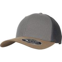 Flexfit by Yupoong Men's 110 Trucker Cap in Medium Beige