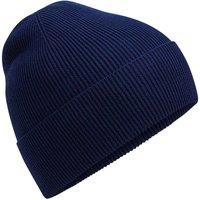 Beechfield Men's Fine Knit Beanie in Navy