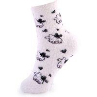 Smug Women's Cosy Cuddle Socks in Natural White