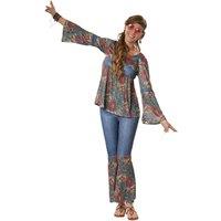 tectake Women's Hippie Harmony Costume | Size: Small