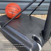 Hy-Pro Adjustable Basketball Stand - 1.35m - 3.05m in Black